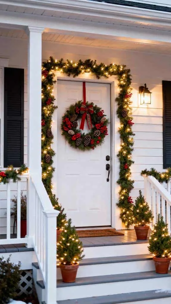 festive front porch decor
