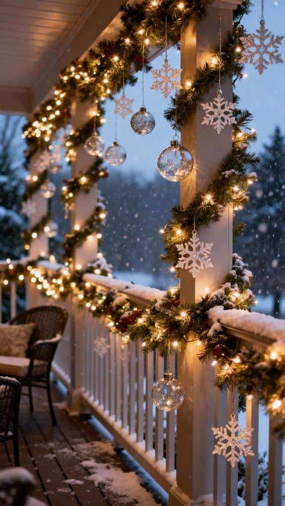 festive patio holiday decorations
