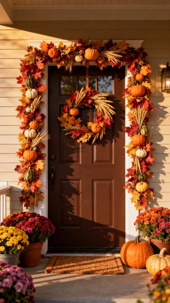 harvest garland for entryway