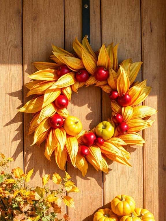 harvest wreath craft project
