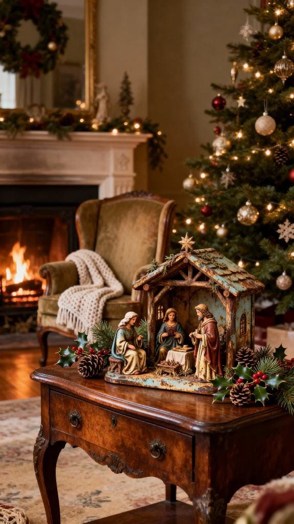 heirloom nativity set placement