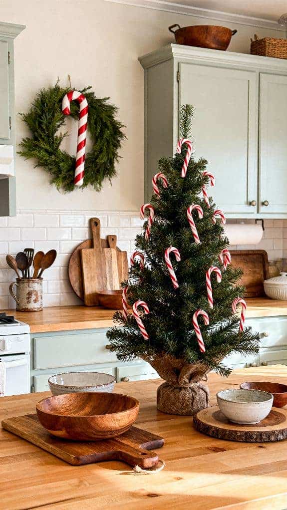 mini candy cane tree