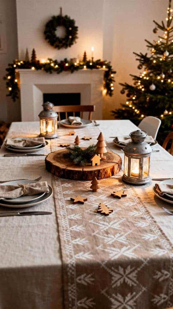 minimalist scandinavian table setting