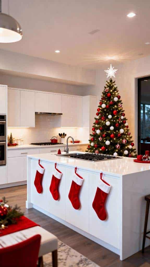 modern festive kitchen decor