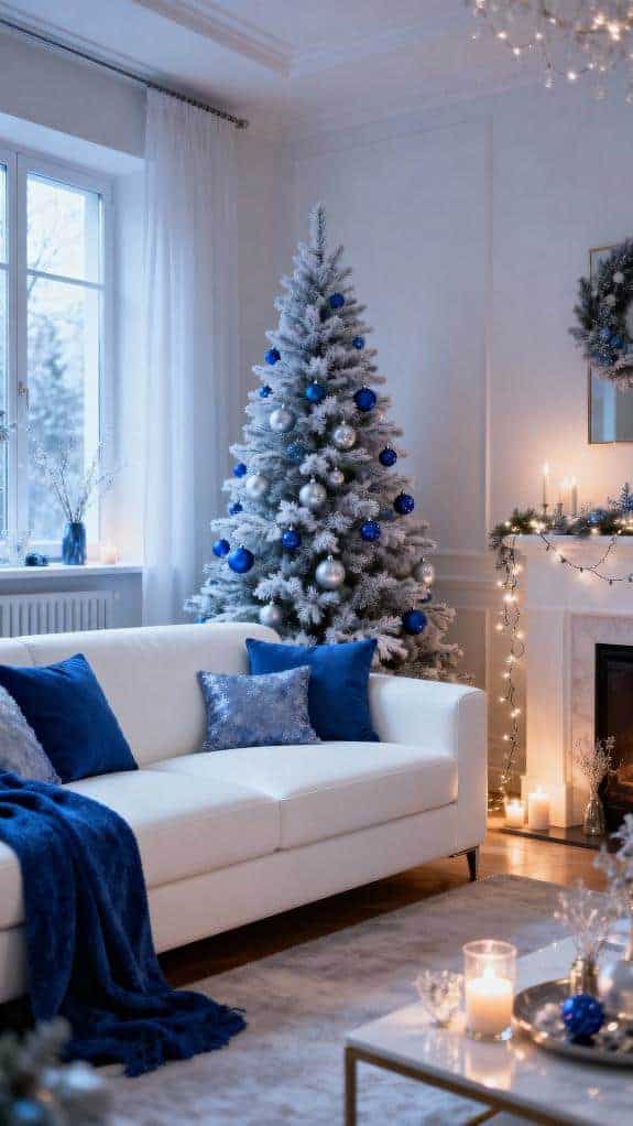 modern holiday living room