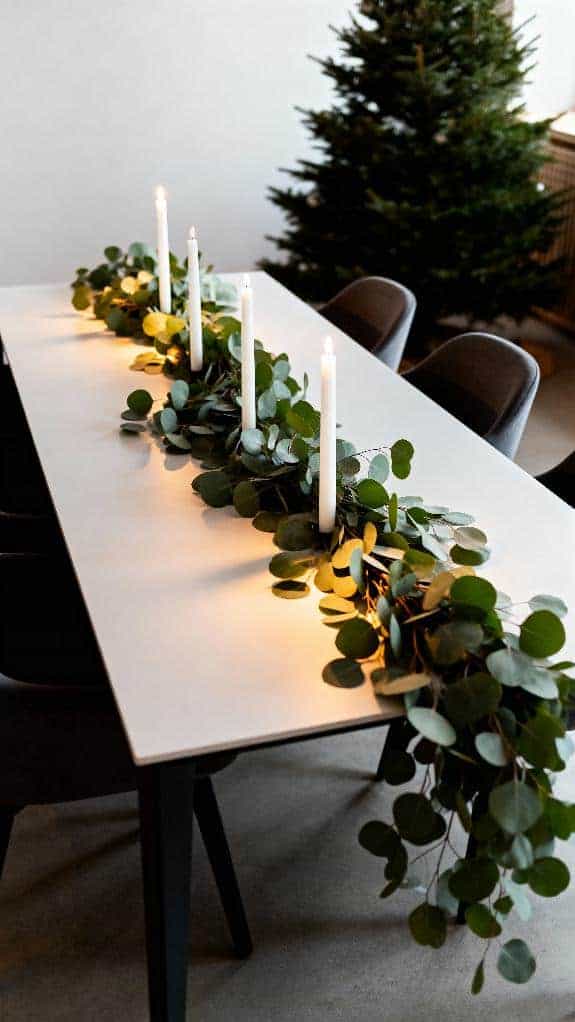 modern minimalist table setting