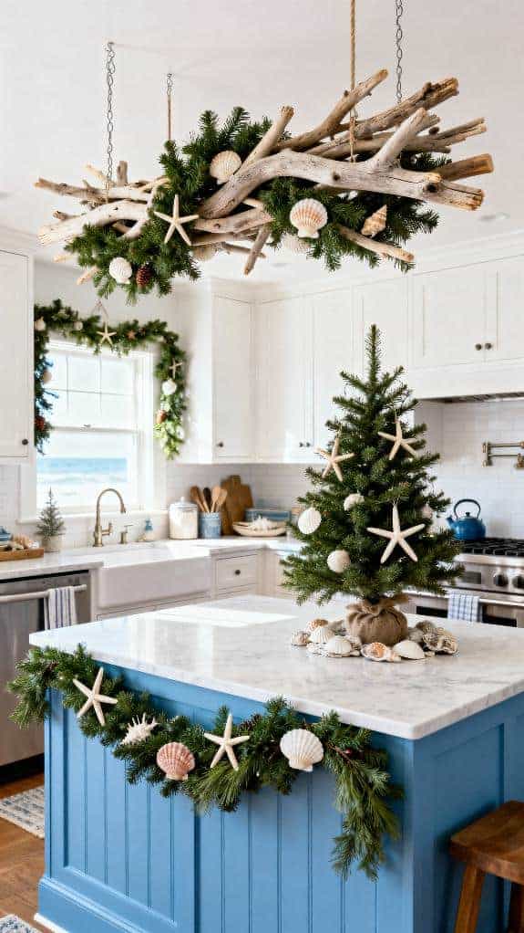 nautical holiday kitchen decor