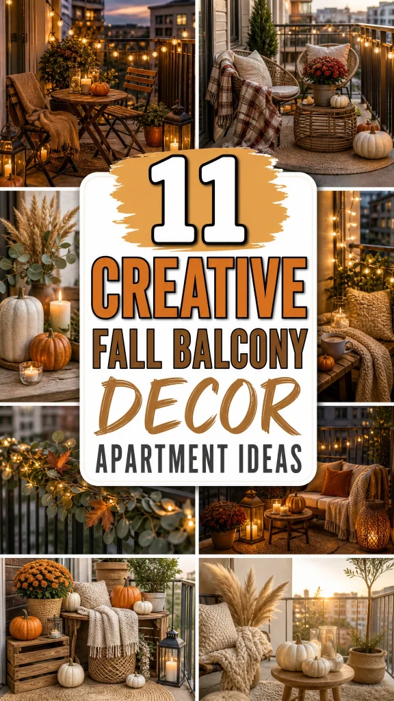 pin Fall Balcony Decor Apartment 6