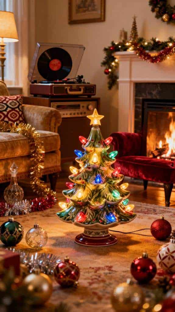 retro ceramic christmas tree