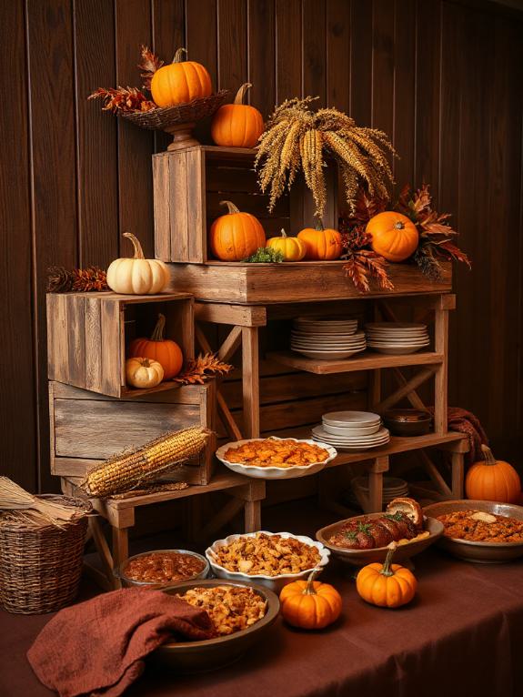 rustic crates for display