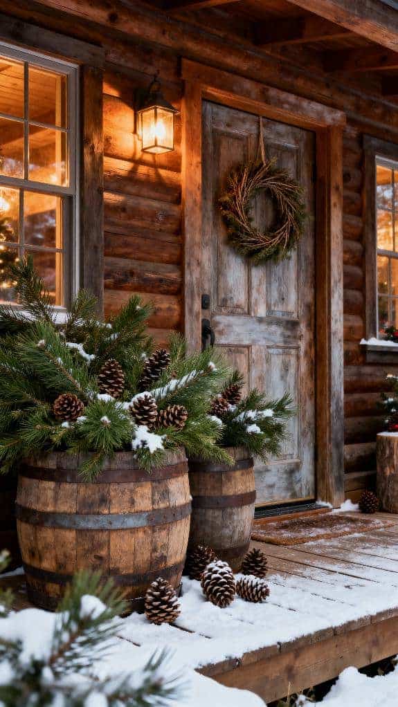 rustic winter cabin decor