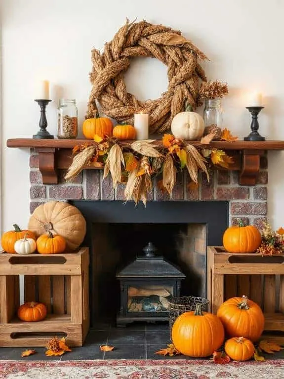 rustic wooden crates decor