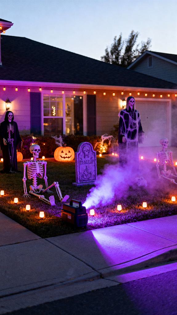 spooky halloween lawn decorations
