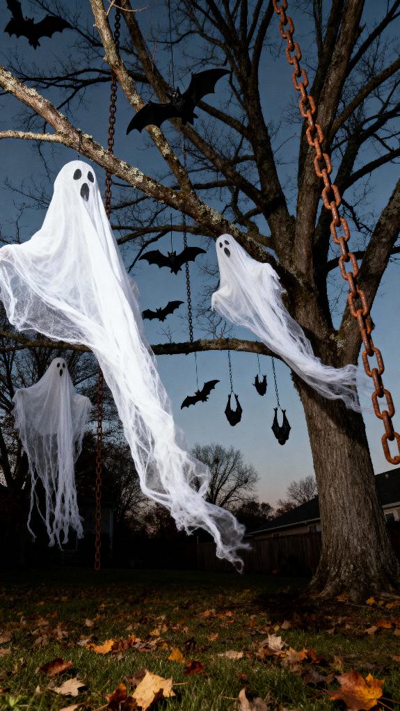 spooky halloween yard decorations