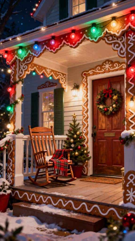 storybook porch holiday decor