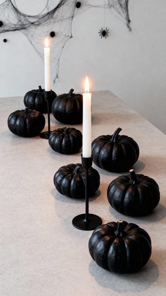 stylish halloween table decor
