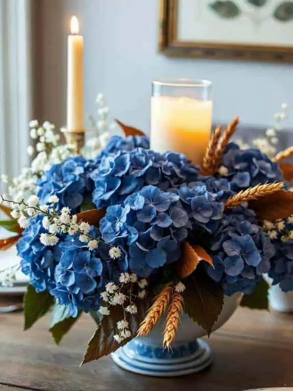 thanksgiving hydrangea centerpiece tips