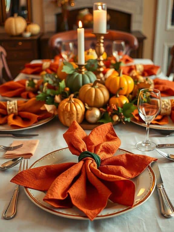 thanksgiving napkin folding ideas