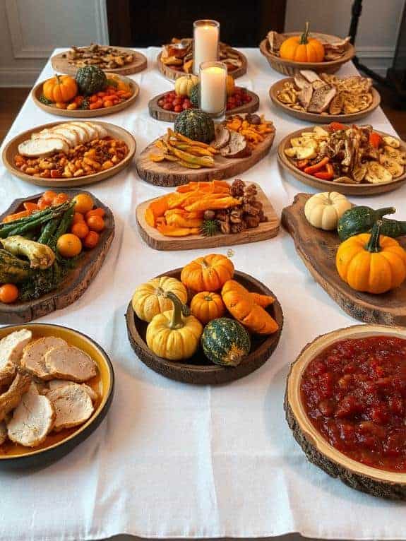 thanksgiving pumpkin gourd arrangement