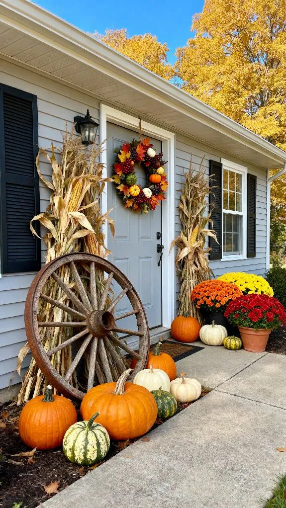 warm farmhouse entry decor