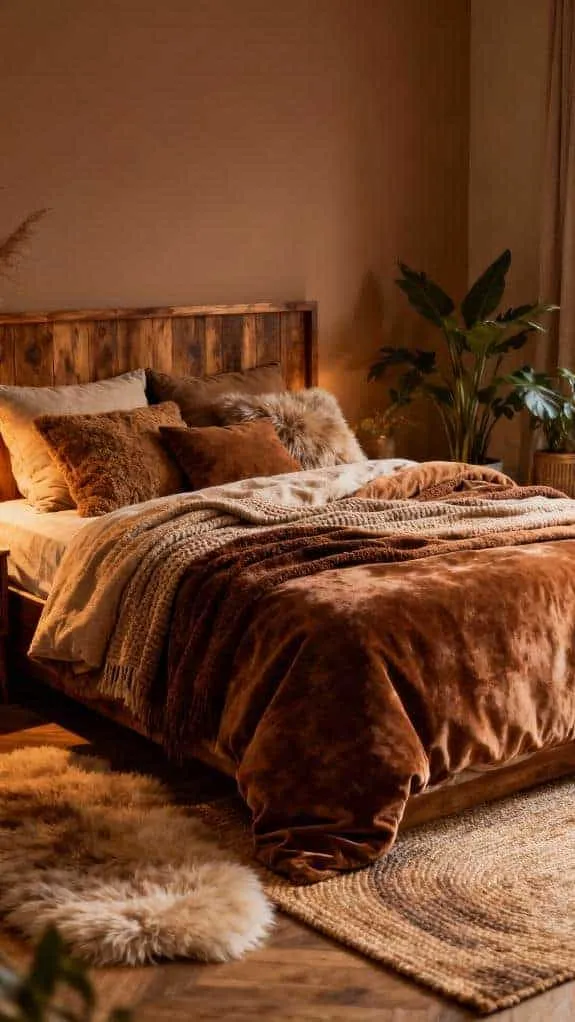 warmth through layered textures