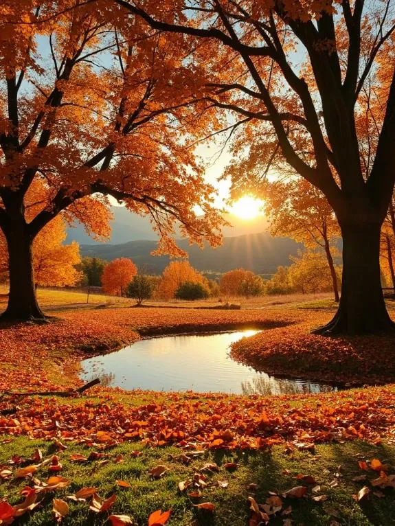 whimsical autumn landscape paintings