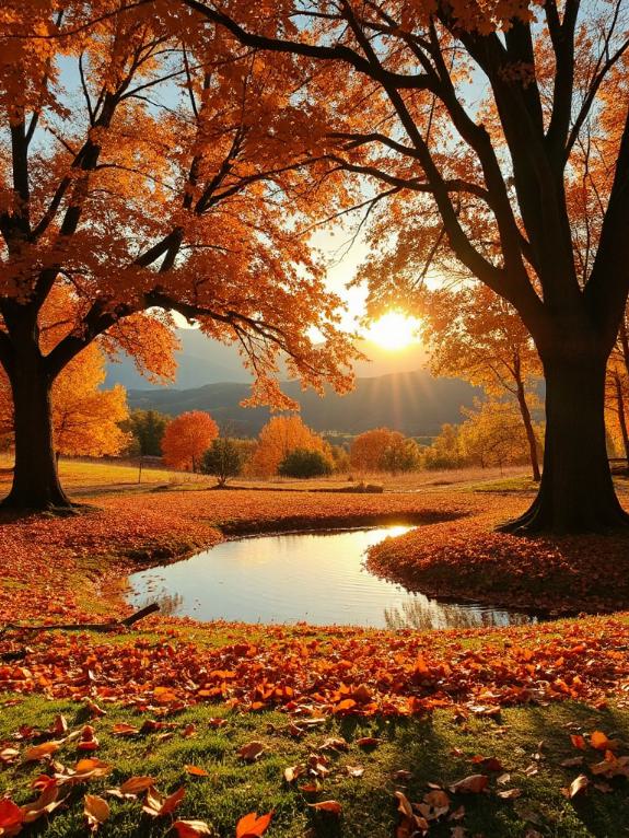 whimsical autumn landscape paintings