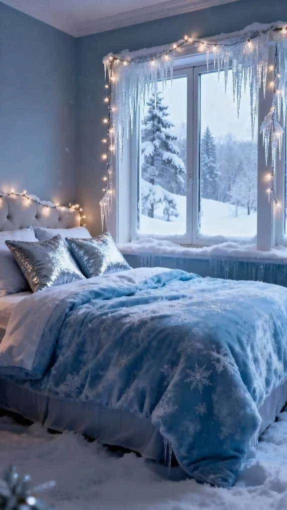 winter wonderland bedroom decor