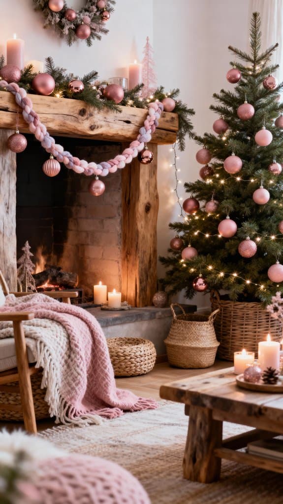 boho dusty rose decor