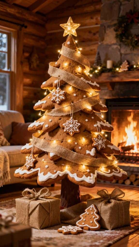 burlap warmth gingerbread charm