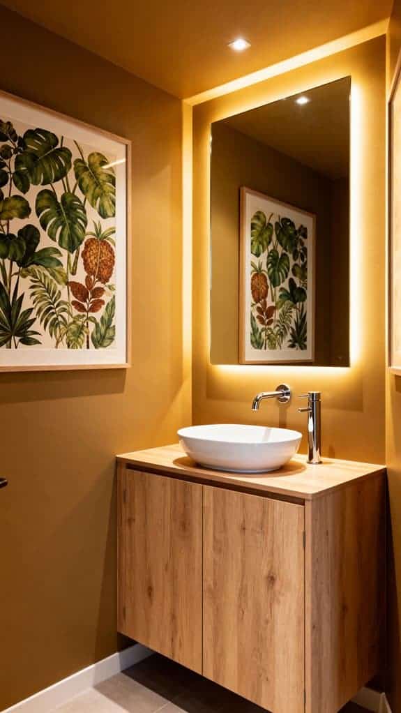 charming corner vanity oasis