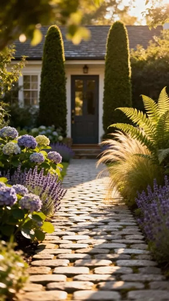 charming rustic stone pathway