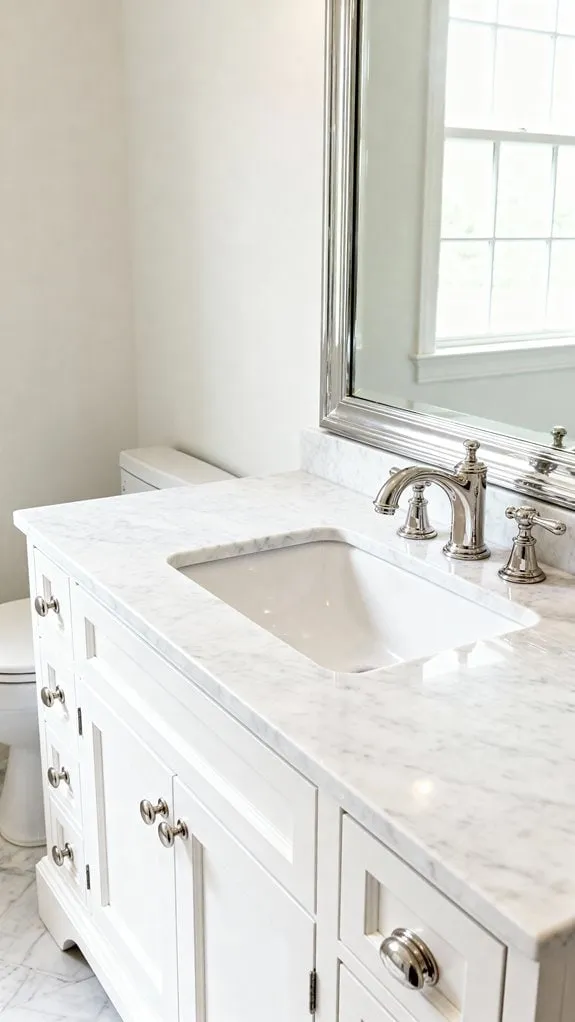 classic white shaker bathroom