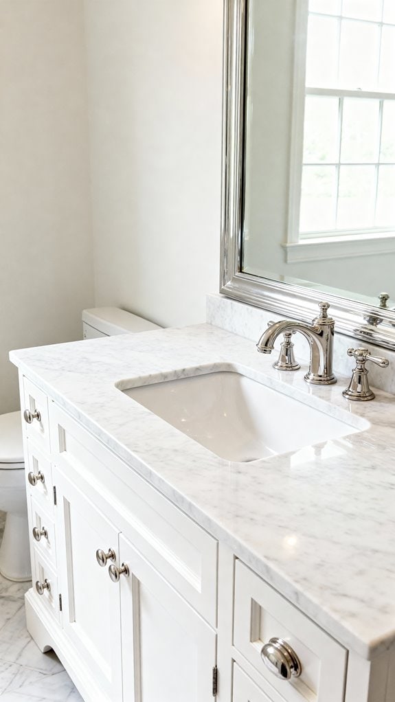 classic white shaker bathroom