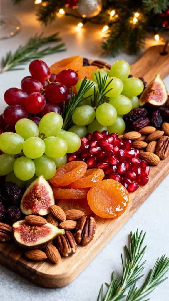 colorful festive fruit medley