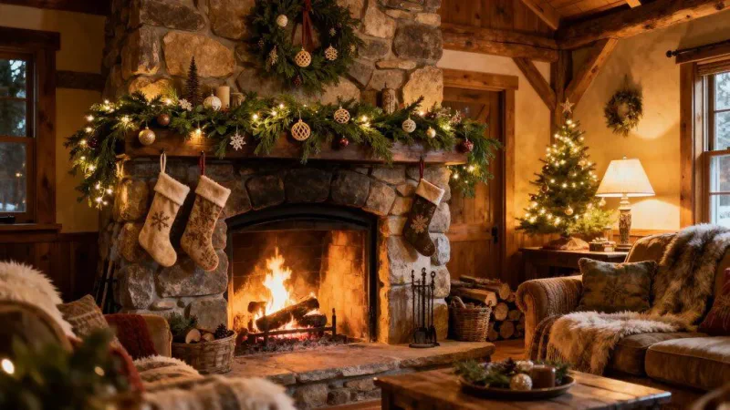 cozy cottage holiday decor