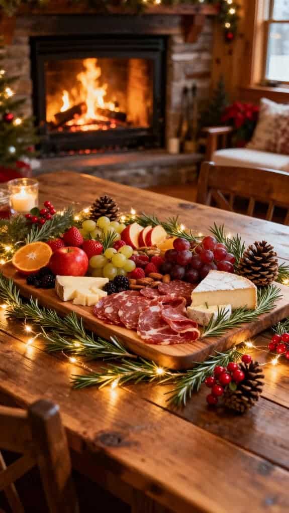 cozy farmhouse festive charcuterie