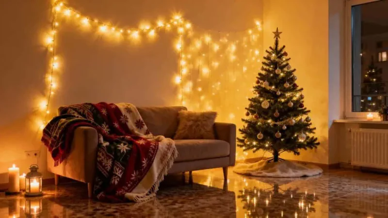 cozy holiday apartment decor