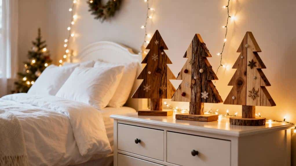 cozy holiday bedroom decor