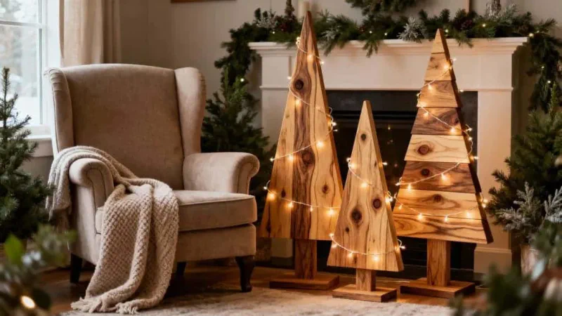 cozy holiday reading nook