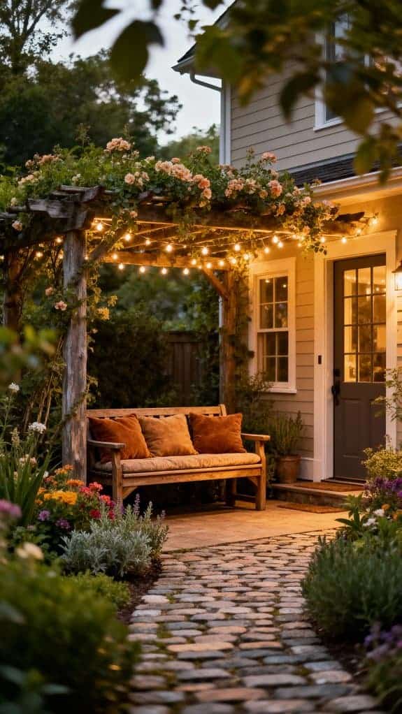 cozy mediterranean garden nook