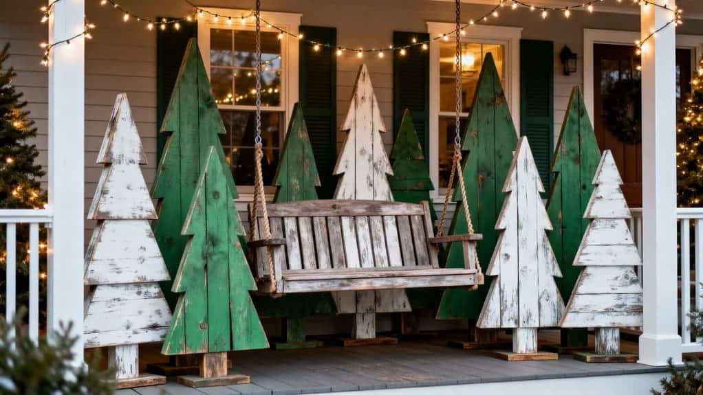 cozy porch swing decor