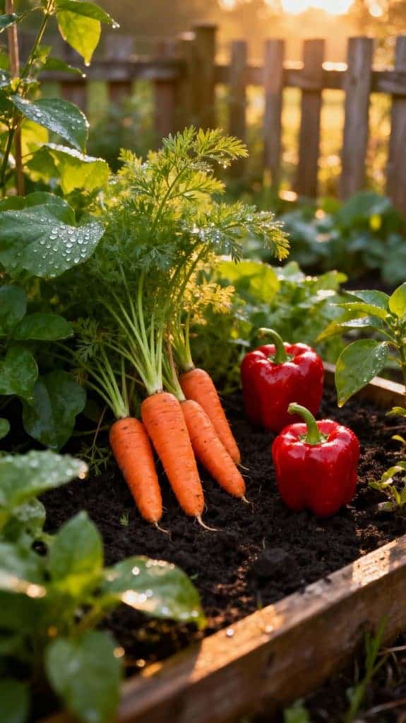cozy vegetable garden design