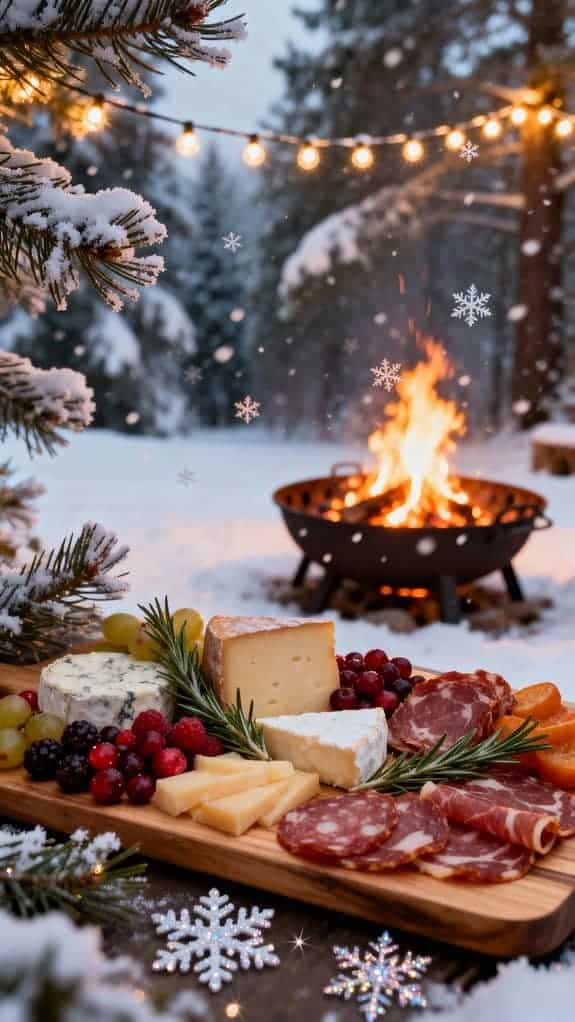 cozy winter gathering space