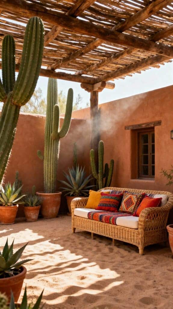 desert oasis patio retreat