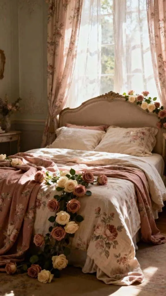 dusty rose feminine decor