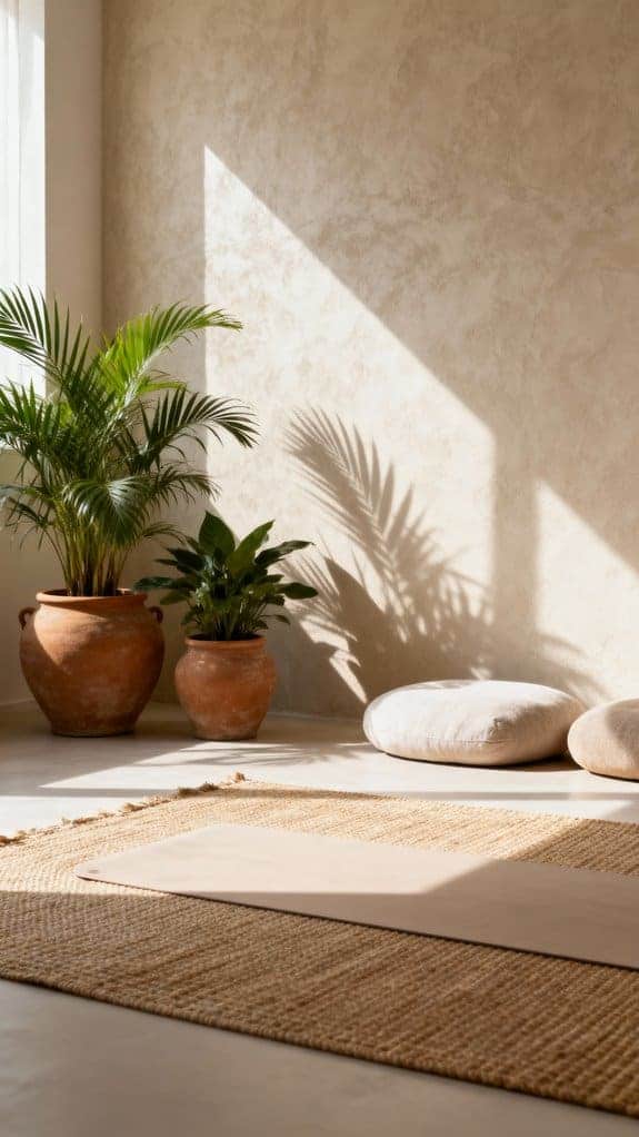 earthy tranquility yoga space