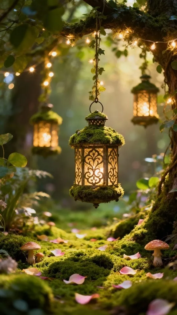 enchanted woodland porch decor