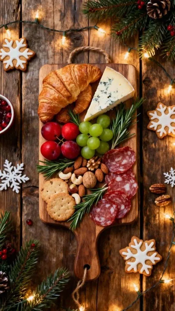 festive breakfast charcuterie board
