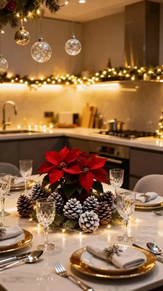 festive modern kitchen decor